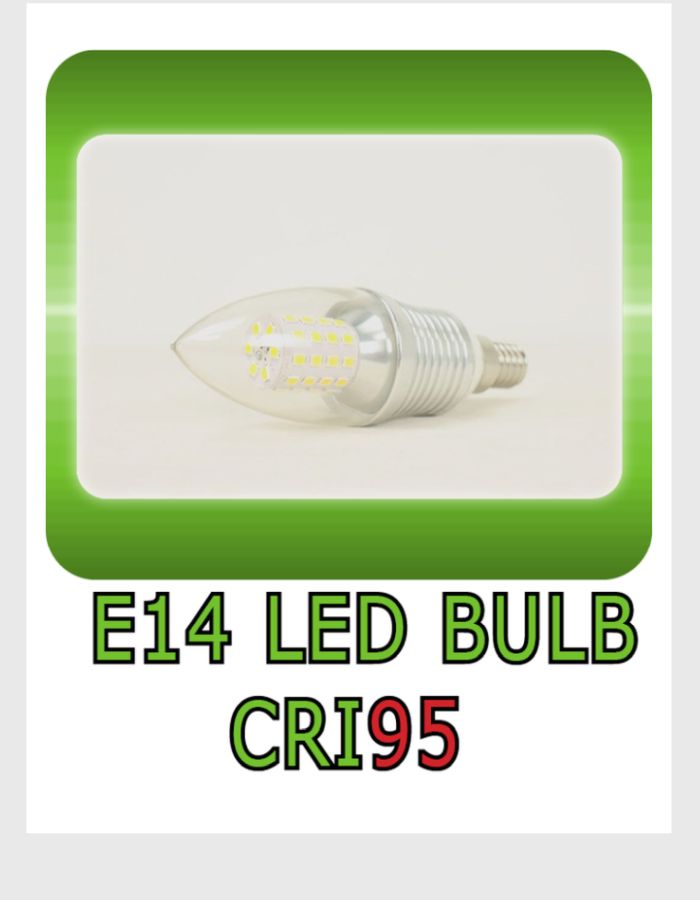 E14 LED bulb CRI90