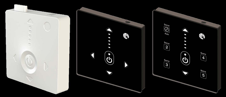 Wallswitch for halcyon lighting systems